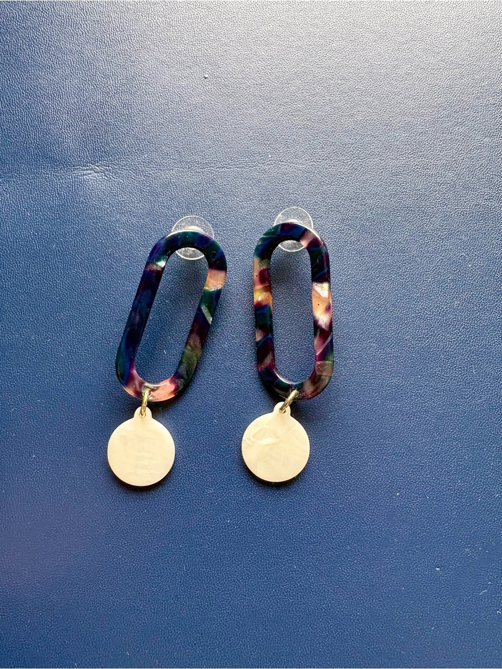 J.Crew Factory Multicolor Resin Statement Earrings